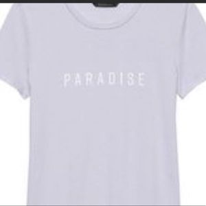 NWT Banana Republic  'Paradise’ stripes Tee